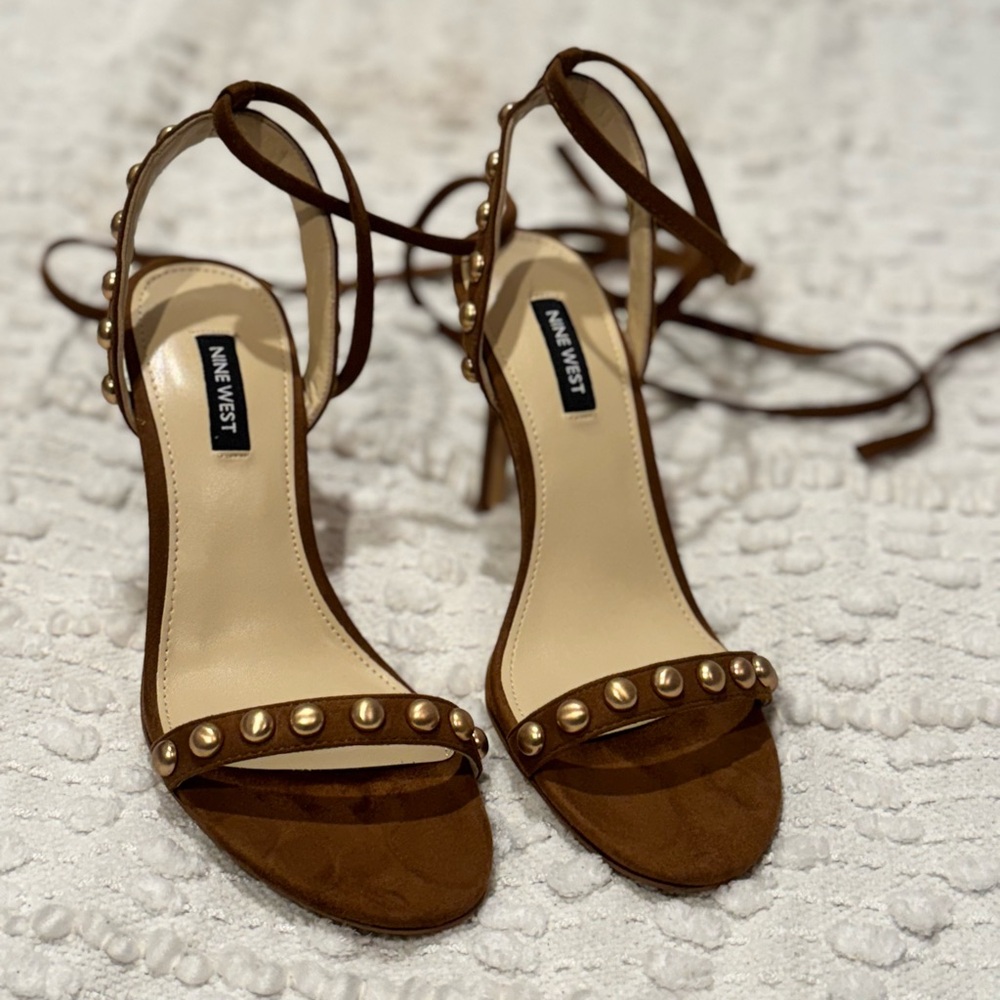 Nine West Brown Elegant Heels
